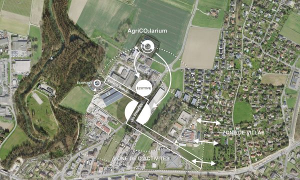 Schéma d'intention pour le développement d'un agricolarium sur le site de Vallaire à Ecublens